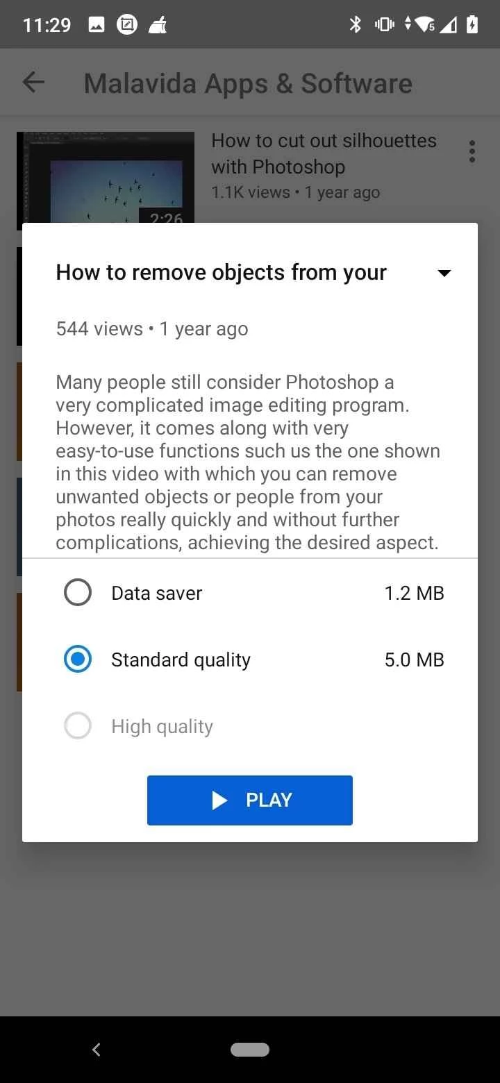 YouTube Go — tangkapan layar 5